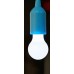 Фонарь-лампа X-Balog BL 15418 светодиодный на шнурке работает от батареек Синий