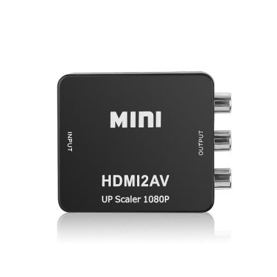 Адаптер HDMI to AV RCA переходник конвертер 720p/1080p Чёрный