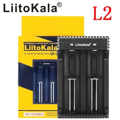 Зарядное устройство LiitoKala Lii-L2 для 2-х аккумуляторов 10440/14500/16340/17355/17500/17670/18350/18490/18650/22650