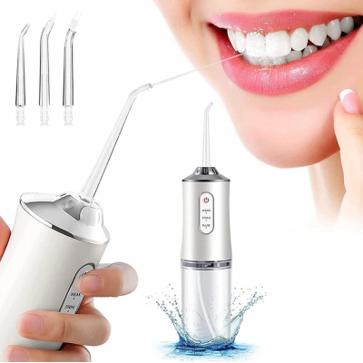 Ирригатор портативный электрический Oral Irrigator S3J2 для зубов Белый