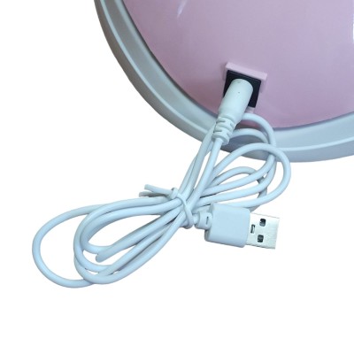 LED UV лед уф лампа Sun5 сан5 48вт для наращивания ногтей, гель лак Питание USB Розовая