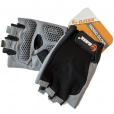 Велосипедные перчатки беспалые Baisk BSK-606 Riding Glove black-gray Размер L