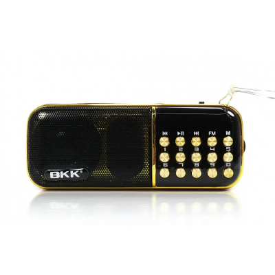 Радиоприёмник с FM MicroSD BKK B851 радио на аккумуляторе 18650 радио