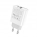 Сетевое зарядное устройство Hoco C80A Rapido PD18W+QC3.0 charger set Type-C to Lightning