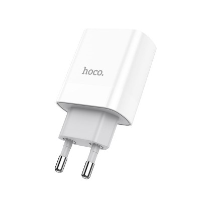 Сетевое зарядное устройство Hoco C80A Rapido PD18W+QC3.0 charger set Type-C to Lightning