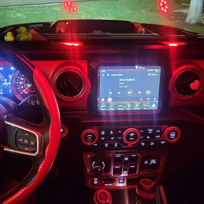 Автомобильный светодиодный светильник с USB-зарядкой юсб для салона автомобиля с сенсорным датчиком включения