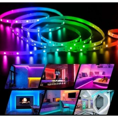 Светодиодная USB, Bluetooth LED лента RGB 5050 влагостойкая с пультом 5 метров RgbPlay