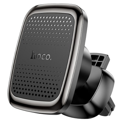 Автомобильный держатель для телефона Hoco CA106 Air outlet magnetic car holder на дефлектор Чёрный