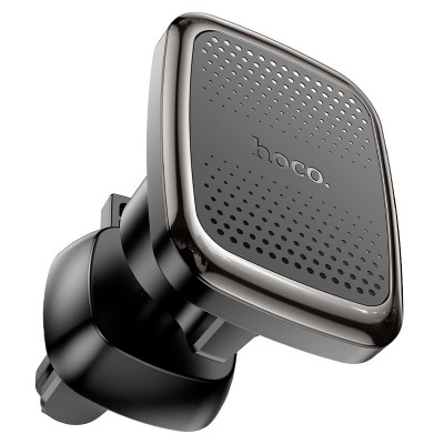 Автомобильный держатель для телефона Hoco CA106 Air outlet magnetic car holder на дефлектор Чёрный