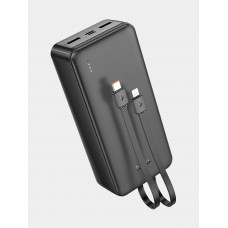 Внешний аккумулятор Power bank HOCO J118B Speed ​​energy 30000mAh батарея Чёрный