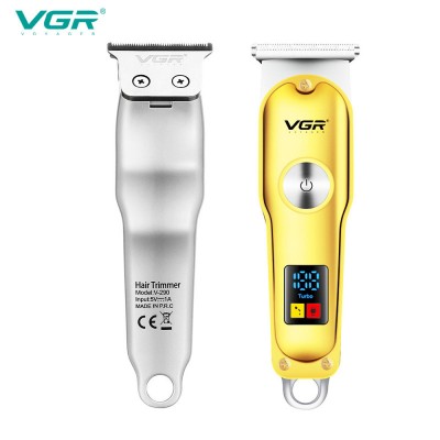 Машинка для стрижки волос аккумуляторная VGR V-290 триммер для бороды и усов