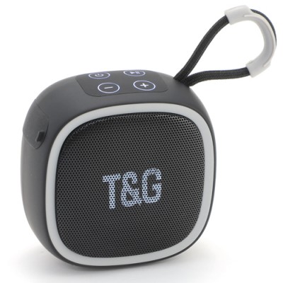 Портативная Bluetooth-колонка TG659 BT/USB/TF/FM 5W с ремешком Чёрная