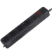 Удлинитель - Cетевой фильтр Greelite на 5 розеток 5 метров кабель Чёрный