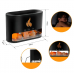 Лампа увлажнитель воздуха Docsal Flame 3в1 с ультразвуковым увлажнением и соляными камнями Чёрный