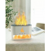 Лампа увлажнитель воздуха Docsal Flame 3в1 с ультразвуковым увлажнением и соляными камнями Белый