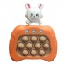 Игрушка антистресс детская игрушка головоломка зайчик Quick Pop It Baby Bunny, на батарейках консоль