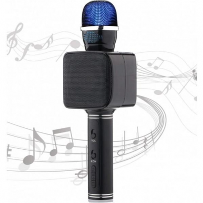 Караоке микрофон + беспроводная портативная колонка 2 в 1 Magic Karaoke SU-YOSD YS-68 Черный