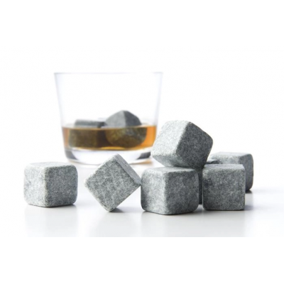 Набор камней для охлаждения виски Whiskey Stones 9 шт + чехол