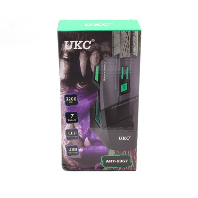 Проводная игровая мышка UKC X7S с подсветкой + коврик