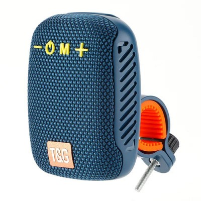 Портативная Bluetooth колонка TG392 5W с велокреплением радио Синяя