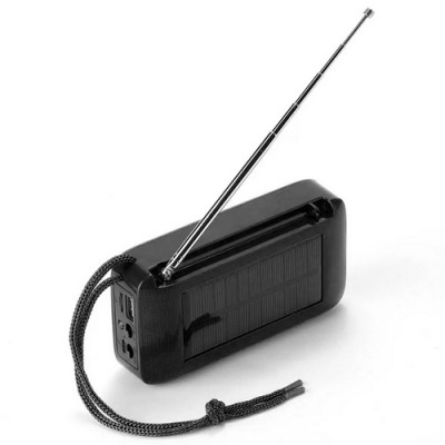 Bluetooth колонка TG368, speakerphone, радио, солнечная батарея Черная