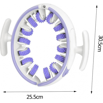 Круглый ролик-массажер для талии, брюшных мышц, кольцо, зажим для ног SBJ-2303 Фиолетовый