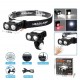 Фонарь налобный SH-T808-2XPE+20SMD с датчиком движения