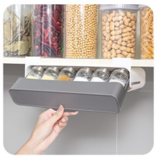 Подвесной органайзер набор емкостей для специй Under-shelf Spice Rack 6 шт