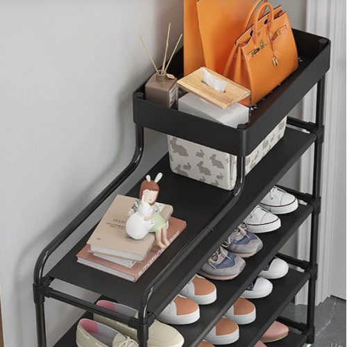 Полка для обуви Multifunctional Storage Shoe Rack 5 полок двухсторонняя