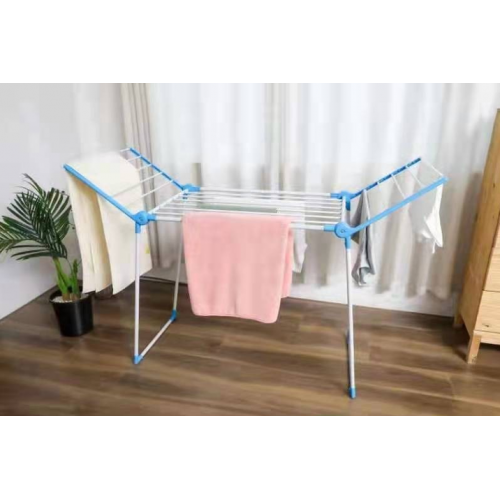 Сушилка для белья напольная раскладная Clothes dryer 166x62x97см Синяя