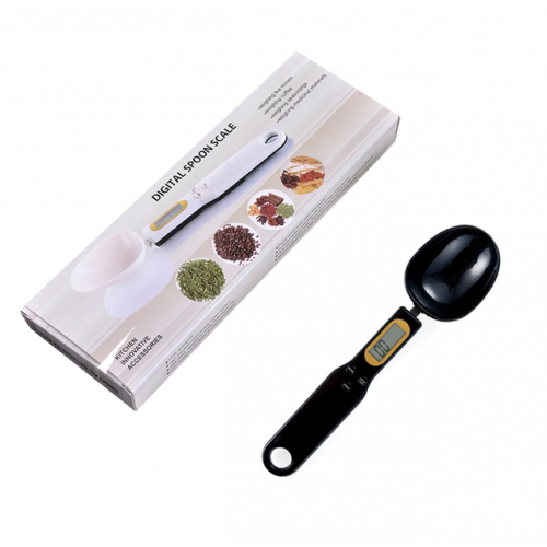 Электронная мерная ложка весы DIGITAL SPOON SCALE 0.1 гр мин. / 500 гр Черная