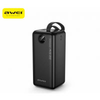 Внешний аккумулятор Power bank AWEI P114K 50000mAh PD22,5W+быстрая зарядка батарея зарядка Черный