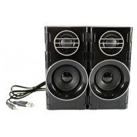 Музыкальные колонки для компьютера 2.0 Hotmai HT-2031 Чёрные