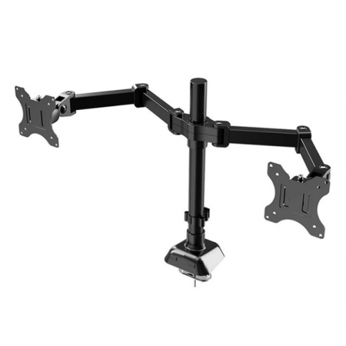 Крепление для двух мониторов настольный кронштейн 17"-33" UKC Z022