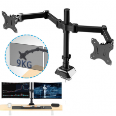 Крепление для двух мониторов настольный кронштейн 17"-33" UKC Z022