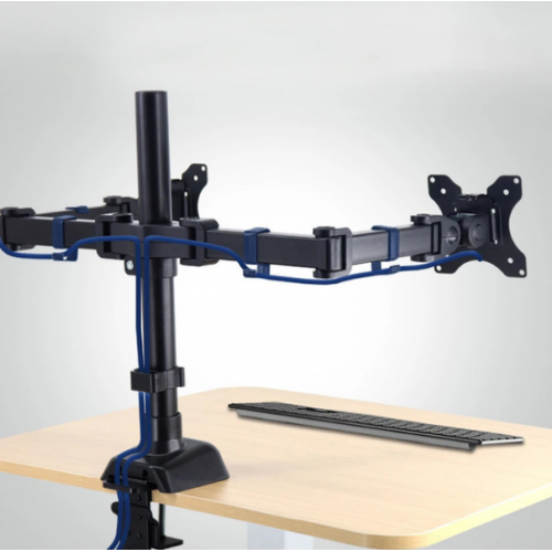 Крепление для двух мониторов настольный кронштейн 17"-33" UKC Z022