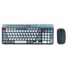 Беспроводная аккумуляторная клавиатура с мышкой, Bluetooth, USB, BT ZYG-806 Комплект