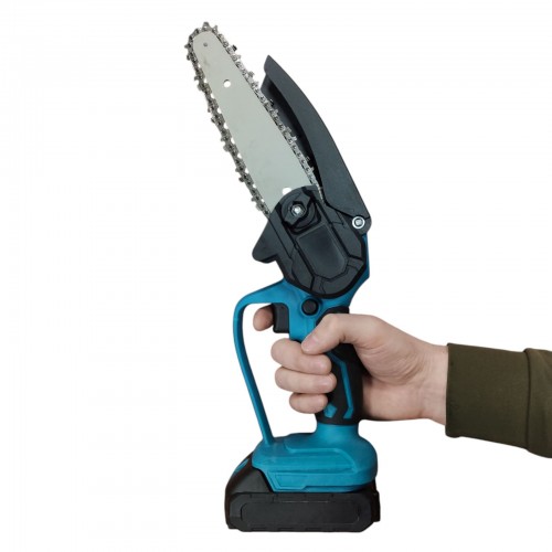 Бесщеточная Аккумуляторная цепная мини-пила 6 inch Electric SAW в кейсе / 2 аккумулятора 4А/ч Бесщеточная Аккумуляторная цепная мини-пила 6 inch Electric SAW в кейсе / 2 аккумулятора 4А/ч