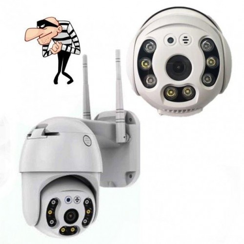 Поворотная уличная IP камера видеонаблюдения  Camera Cad YH-Q12S WiFi  5 mp с удаленным доступом