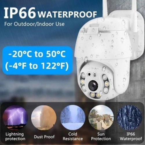 Поворотная уличная IP камера видеонаблюдения  Camera Cad YH-Q12S WiFi  5 mp с удаленным доступом