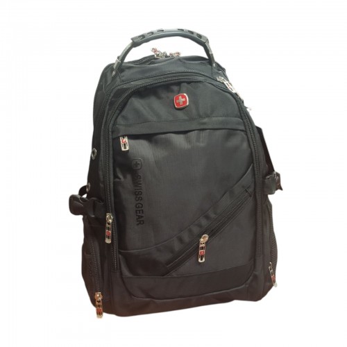 Рюкзак городской Swiss Bag 8810-1 с дождевиком 503325 см 32 литра с USB и AUX выходами Чёрный Рюкзак городской Swiss Bag 8810-1 с дождевиком 503325 см 32 литра с USB и AUX выходами Чёрный