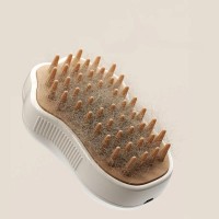 Электрическая щетка 3в1 для вычесывания шерсти у животных Pet Spa коричневая