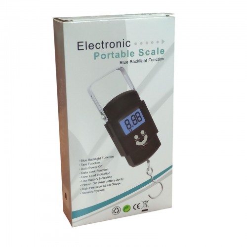 Весы-кантер электронные хозяйственные до 50 кг Portable Electronic Scale WH-A08