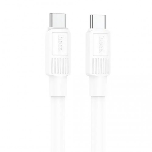 Кабель HOCO X84 Solid Type-C to Type-C 1м charging, ток до 3A для смартфонов 60W Белый