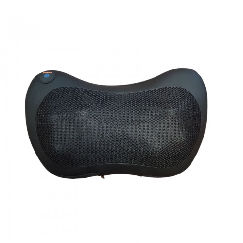 Массажер, массажная подушка для дома и машины Massage pillow CHM-8028 (8 роликов) Черный