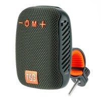 Портативная Bluetooth колонка TG392 5W с велокреплением радио Темно-зеленая
