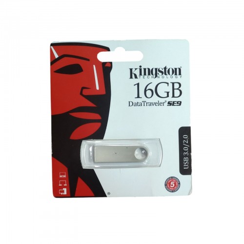 Флеш память USB Kingston 16GB DTSE9 Серая