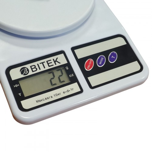 Электронные Кухонные Весы кухонные 10 кг BITEK BT-400 + Батарейки