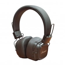 Беспроводные накладные наушники Marshall Major 4 Bluetooth, разъемом AUX Type-C Тёмно-коричневый
