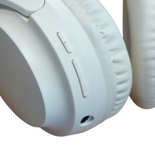 Беспроводные накладные наушники Borofone BO25 Bluetooth V5.3, разъемом AUX Type-C Бежевые